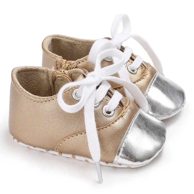 

Baby Shoes First Walkers New Solid PU Leather Fashion Baby Girls Boys Shoes Toddler Sneakers 0-18 Months 1