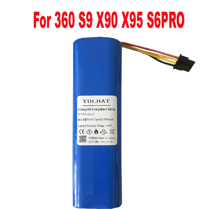 Аккумулятор для робота-пылесоса Pack 360 S5 S6 S7 S9 X90 X95 S6PRO t90 аксессуары сменные батареи