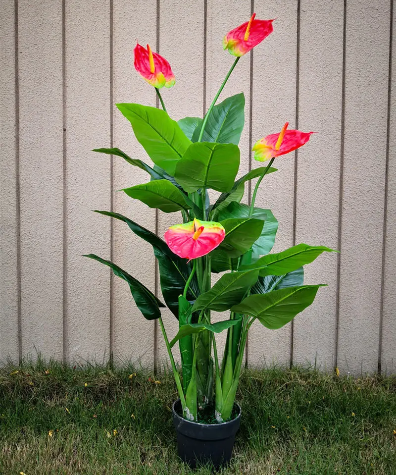 Большой искусственный тропический сад 130 см искусственное дерево искусственные