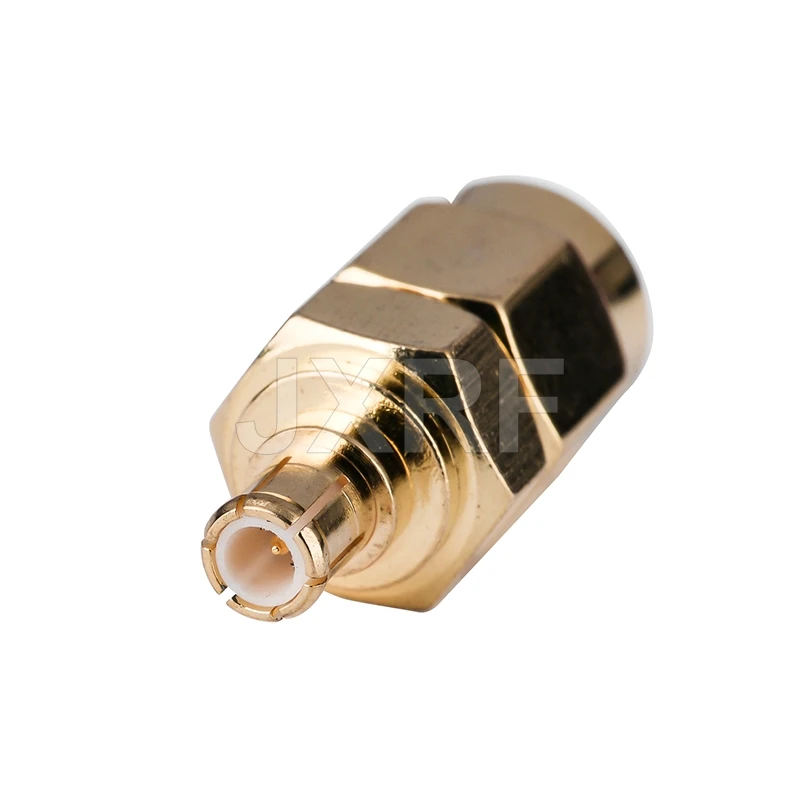 Коаксиальный коаксиальный адаптер JXRF штекер SMA в MCX прямой Позолоченный разъем на