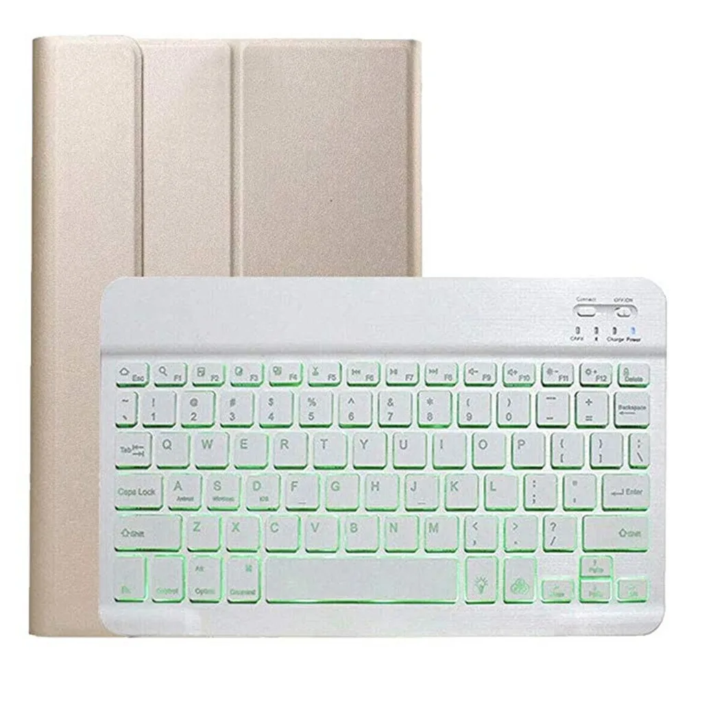 For Samsung Galaxy Tab A 8 2019 T290 LED Illuminated Backlit Ultra-Thin Leather Case Detachable Blueteeth Keyboard Cover z0919 | Компьютеры