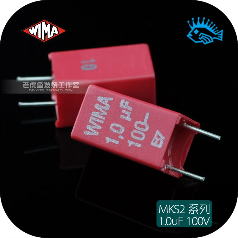 10 шт. новый оригинальный немецкий WIMA пленочный конденсатор 1 0 мкФ 63V 105