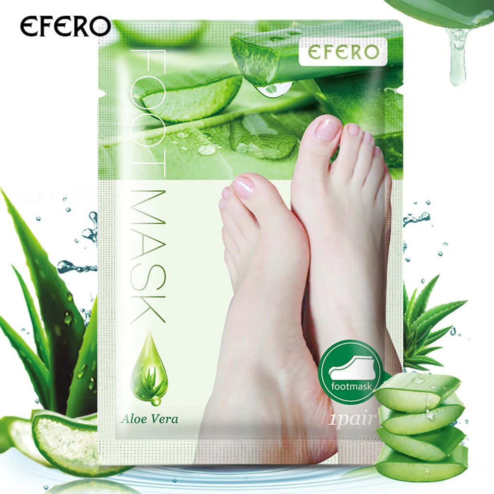 

Lavender/Aloe Foot Mask Remove Dead Skin Foot Peeling Mask for Legs Exfoliating Socks for Pedicure Anti Crack Heel