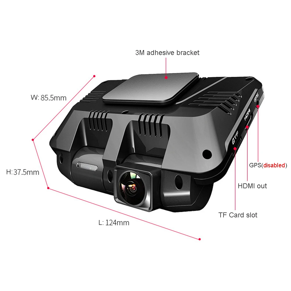 Видеорегистратор с широким углом обзора 1080P 4K FHD 2 7 P Wi Fi Автомобильный регистратор