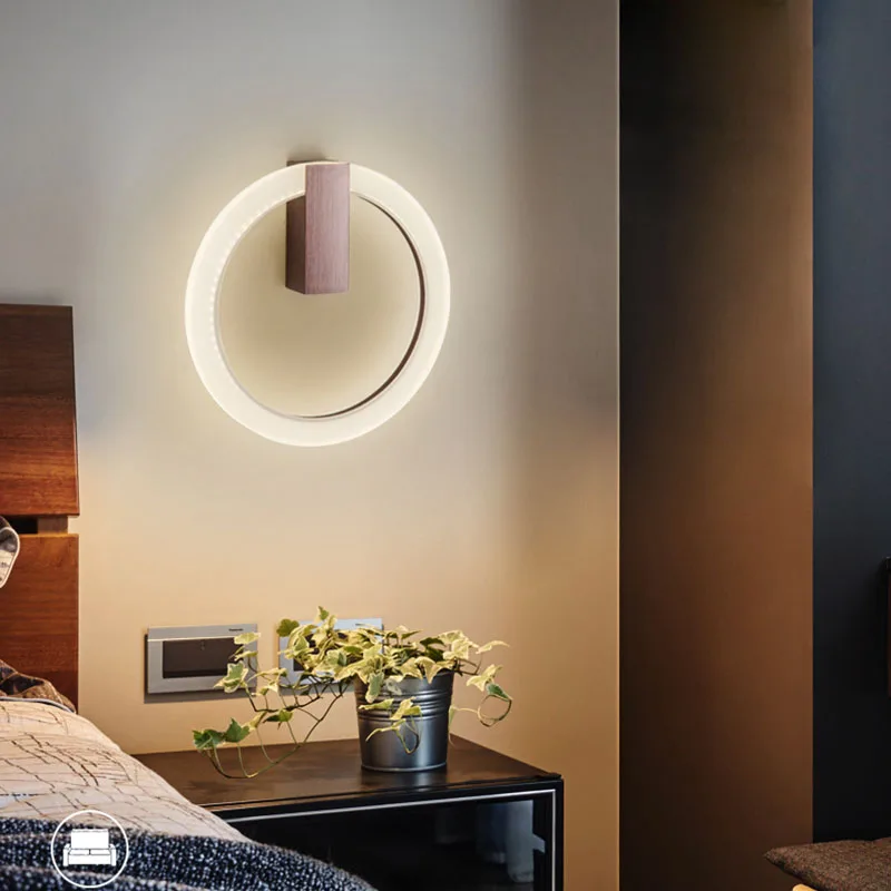 Настенный светильник для спальни светодиодный алюминиевый держатель лампы