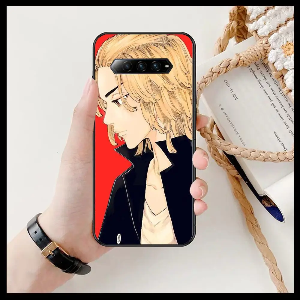 

tokyo revengers Phone Case For xiaomi redmi Black Shark 4 Pro 2 3 3s Cases Helo Black Cover Silicone Back Prett mini cover fund