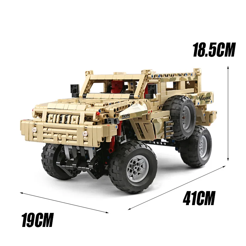 

Mould King 13131 Tank Model 23005 The Heavy Crawler Tank Set Compatible Car Building Blocks Bricks Toy Birthday Christmas Gift