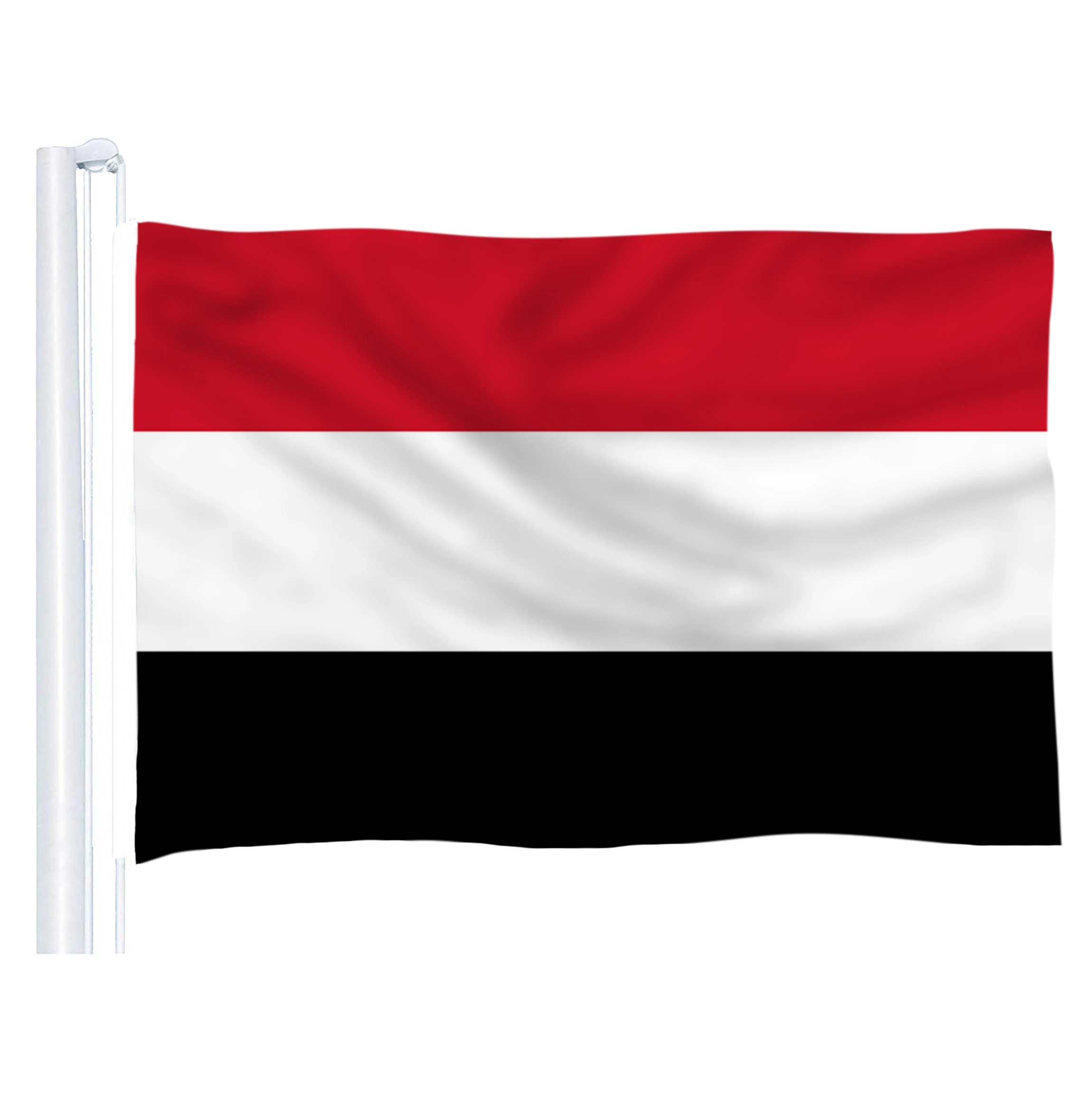 Флаг страны DFLIVE 3x5 футов напечатанный полиэфир Fly 90x150 см Yemeni YE Национальный Баннер