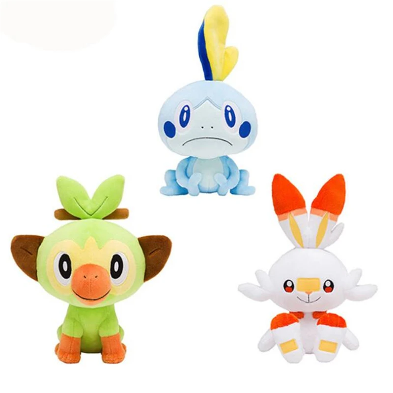 20 см Sobble Scorbunny Grookey фигурка из аниме Astroboy (плюшевые коллекция игрушек для детей