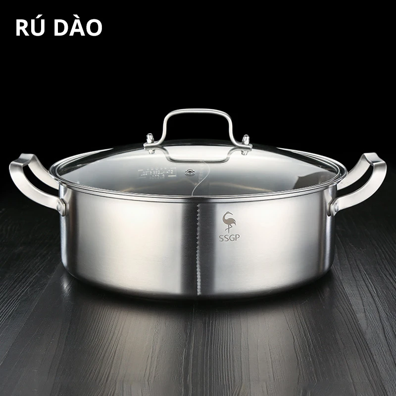 Новый хорошее качество Нержавеющая сталь утка горячий горшок толстый горшки