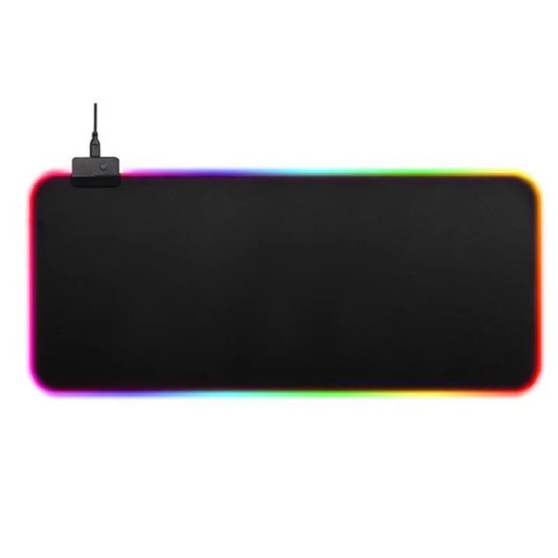 Новинка 2019 большой коврик для мыши s RGB 7 цветов светильник цветной мышка с