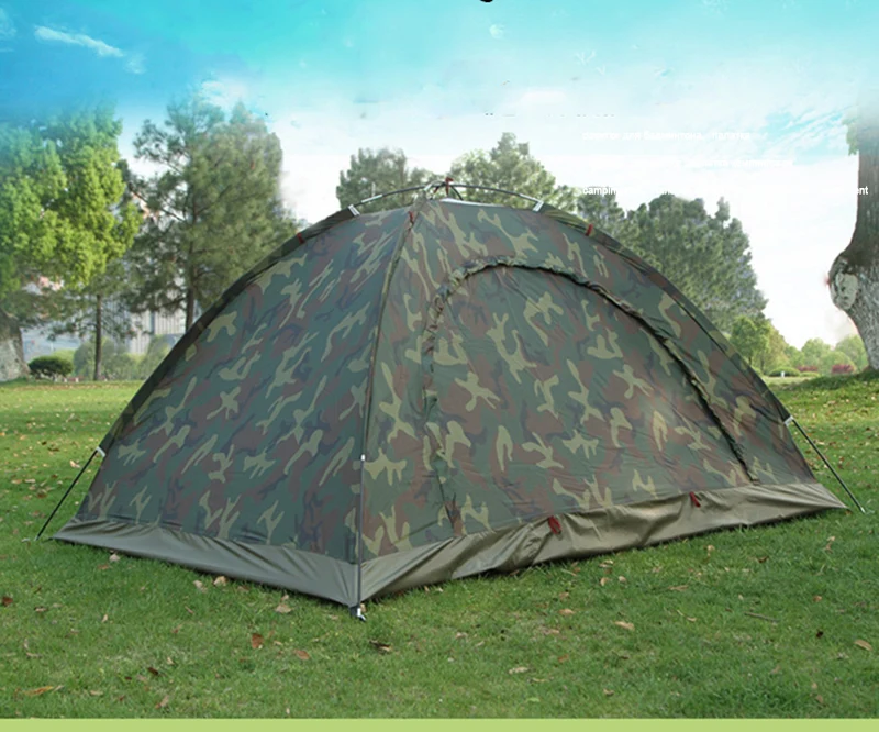 Туристическая палатка для кемпинга камуфляжный шатер портативная Выдвижная 2