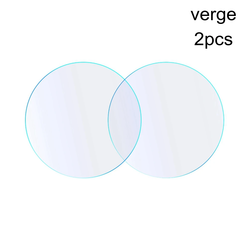 2pcs verge Новая модная Защитная пленка для экрана 2.5D изогнутая пленка из закаленного стекла для Huami Amazfit Pace Stratos Verge Lite - Цвет: 2pcs verge