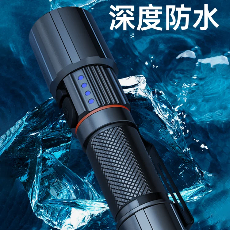 

Водонепроницаемый уличный фонарик дальнего действия с креплением и дистанционным переключателем, металлический фонарик с регулируемым фо...