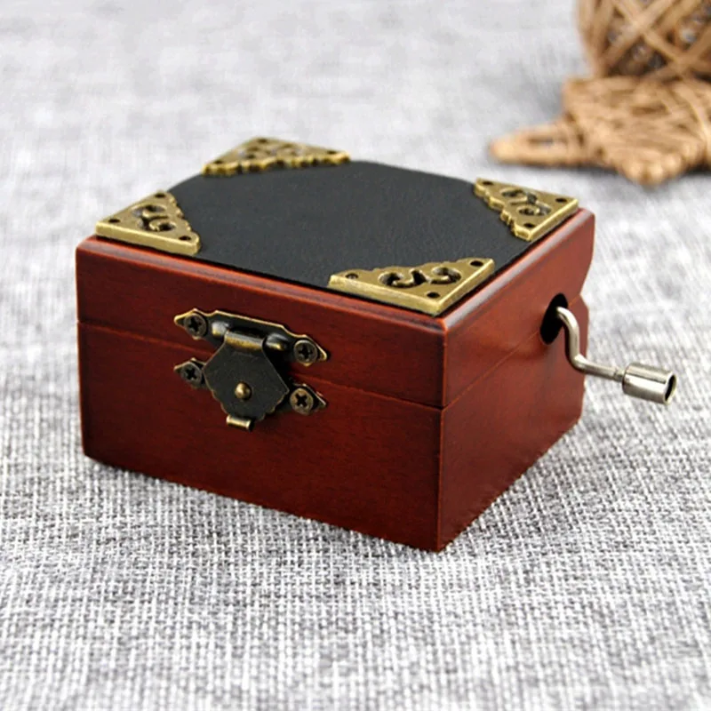 Винтажные деревянные искусственные новогодние подарки кожаный верх китайского