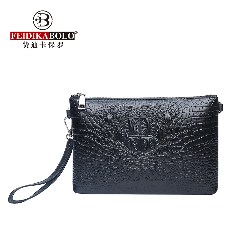 

Alligator Pattern Emboss Man Clutch Wallet Long Design Fashion Man Clutch Bag Purse Business Male Mobile Cash Bag
