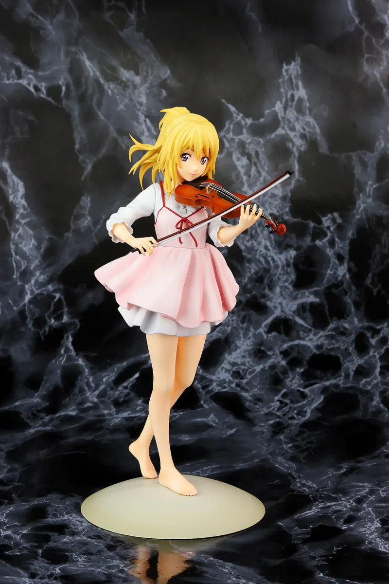 Японская экшен ваша лежа в апреле Kaori Miyazono скрипка мультяшная кукла ПВХ фигурка