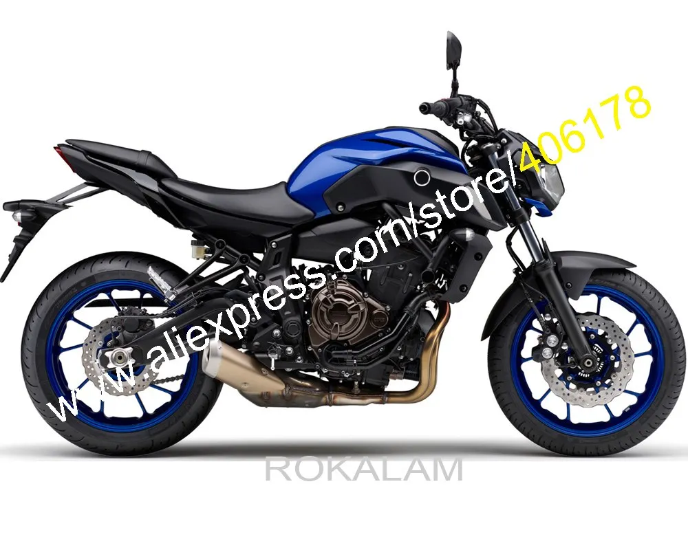 

Bodywork Fairings For Yamaha MT-07 2018 2019 2020 MT07 18 19 20 Blue Black Motorcycle Fairing Kits (Injection molding)