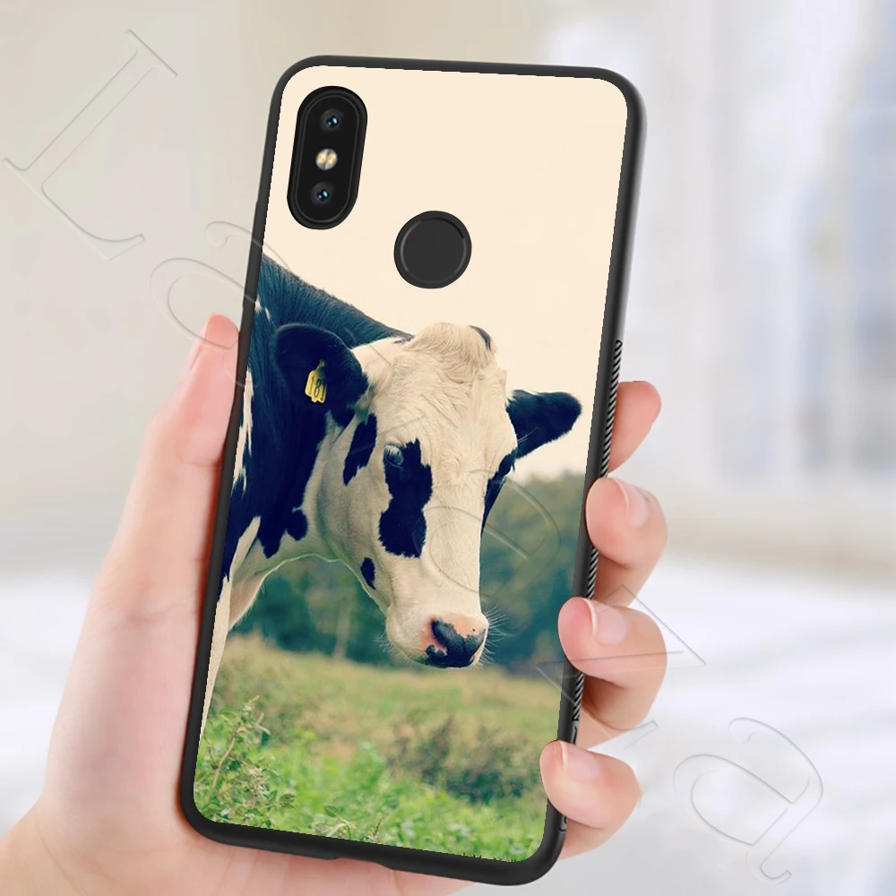 Мягкий чехол Lavaza в форме коровы для Xiaomi MI Redmi Poco X2 K30 Note 8T 10 6 8 9 9se A1 A2 A3 MAX 3 Lite Pro Plus f1 -