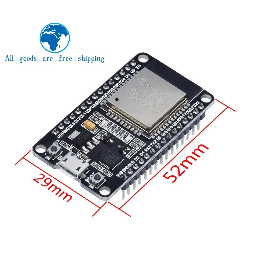 ESP32 ESP-32 ESP32S ESP-32S CP2102 беспроводной WiFi Bluetooth макетная плата Micro USB двухъядерный усилитель мощности фильтрующий модуль