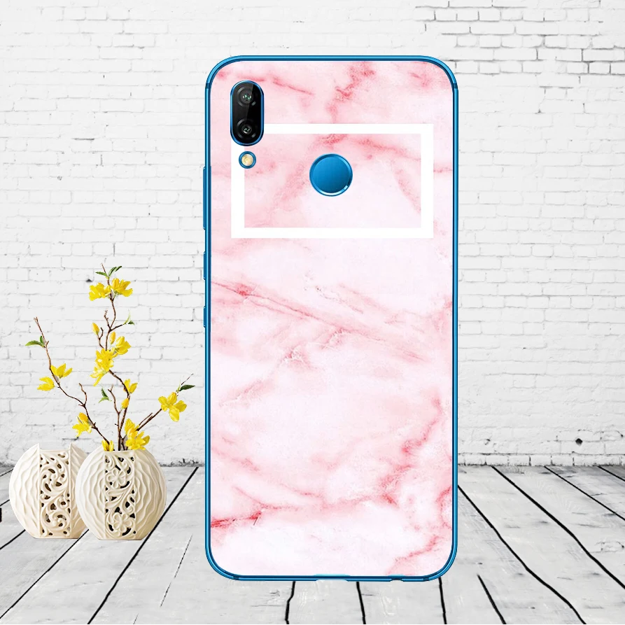44DD мраморный камень Мягкий силиконовый чехол для Huawei P9 P10 P20 P30 Lite mate 10 20 PRO lite p smart чехол - Цвет: 9