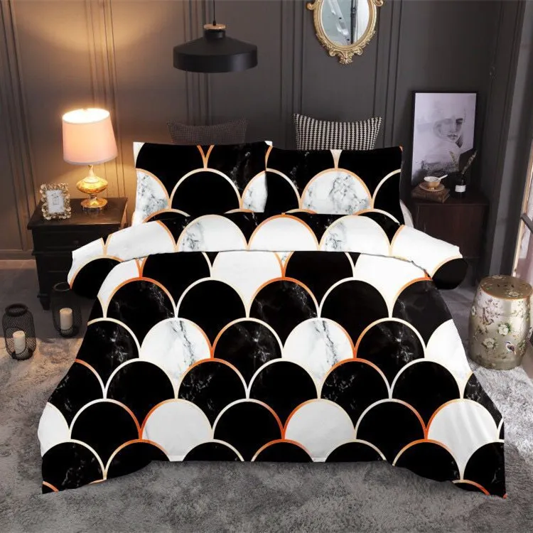 3 шт. Комплект постельного белья из микрофибры с пододеяльником|Комплекты белья| |