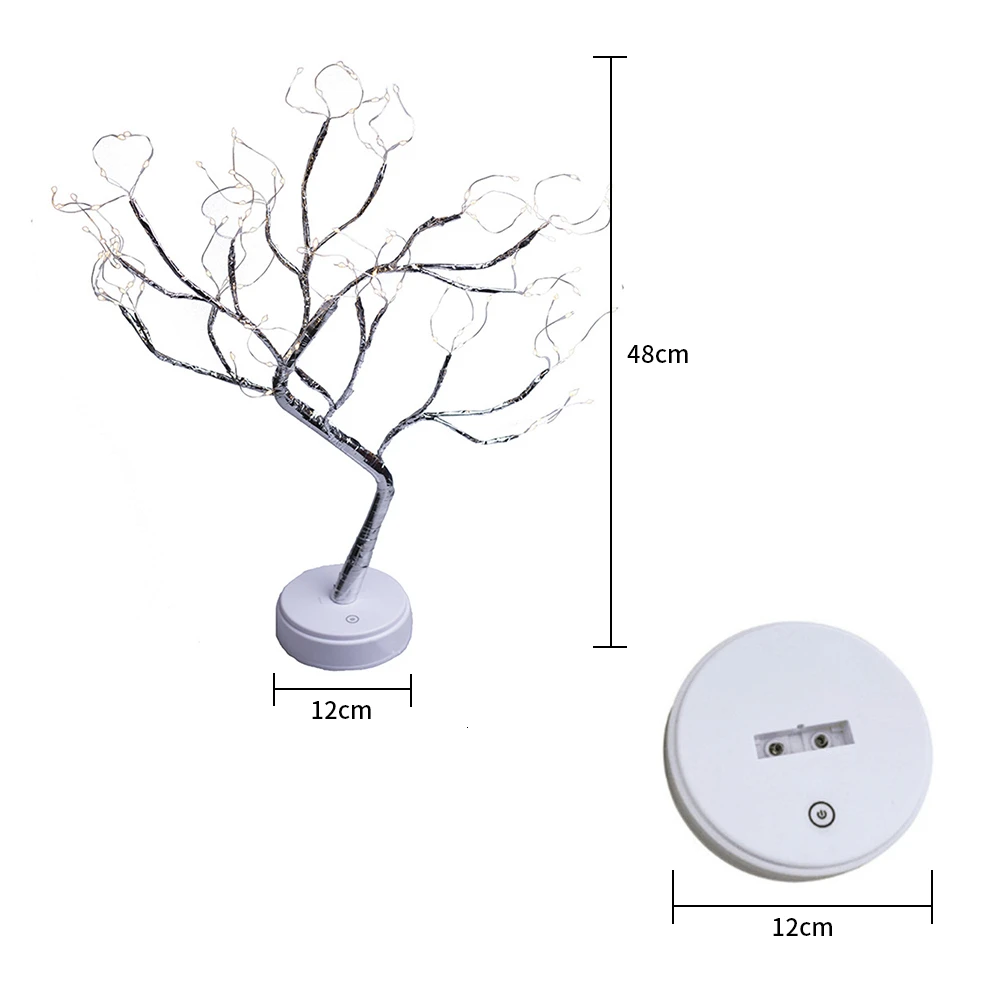 Яркий светодиодный светильник с переключателем управления дерево 150 вишневым