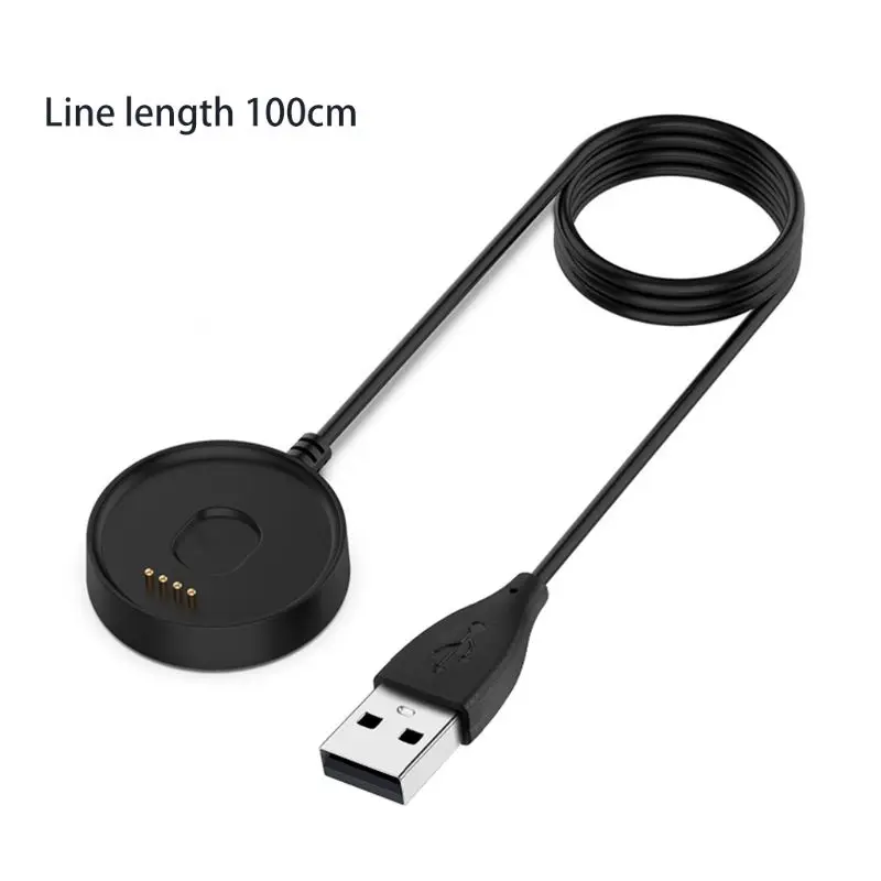 100 см USB кабель для зарядки и передачи данных Магнитная Подставка для зарядки Замена док-станции для Ticwatch C2 Смарт-часы зарядное устройство