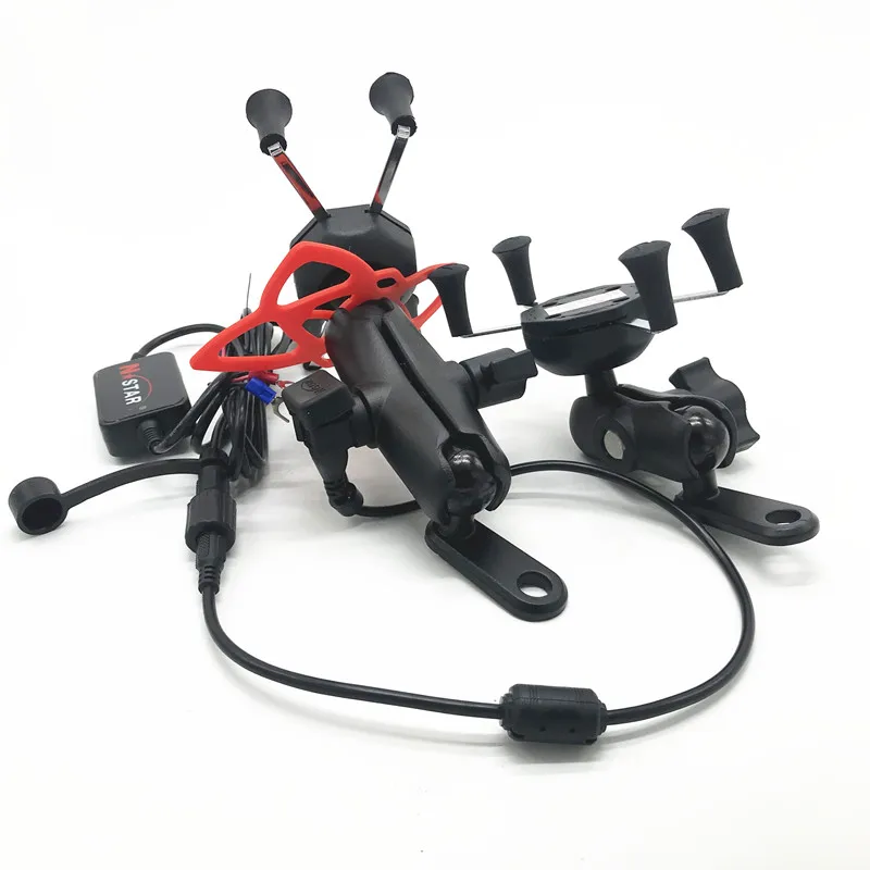 Держатель телефона USB зарядное устройство для BMW K1200R K1300R K1200S K1300S K1200/K1300 S/R мотоцикл