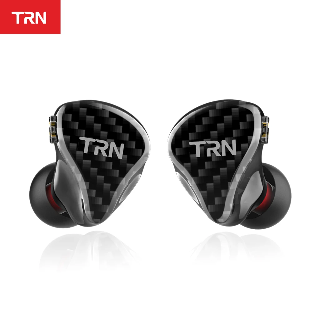 TRN H2 Hi Fi наушники вкладыши с динамическим приводом и монитором спортивные для