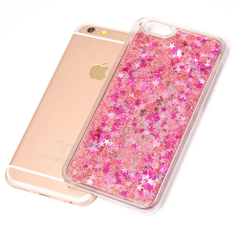 Модные блестящие красивые блестки Снежинка чехол для телефона Iphone 6 6s Plus 7 7s plus| |