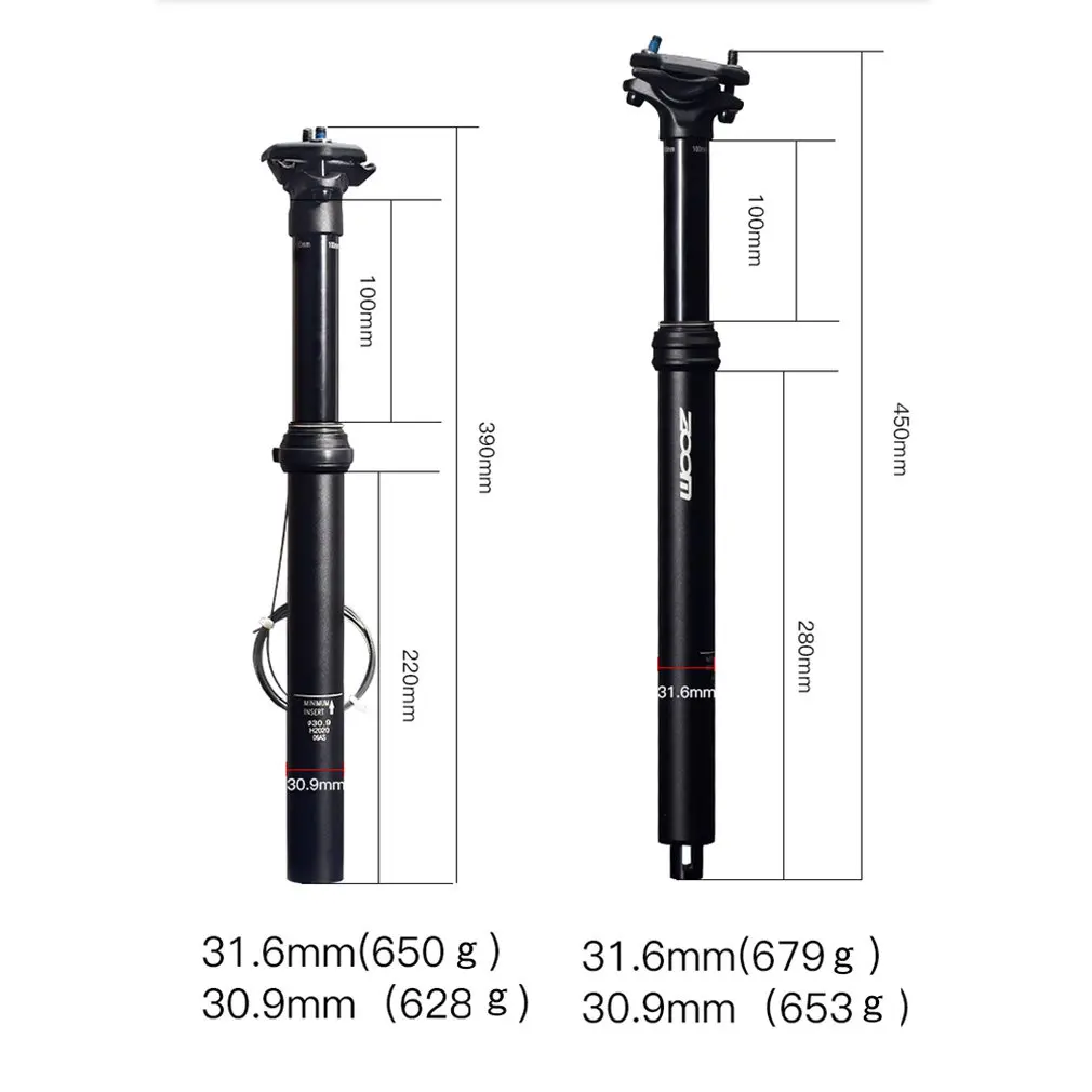 

2021 NEW Bicycle Line-Controlled Hydraulic Lifting Seat Tube Mountain Bike Seatpost Shock Absorber Wire Tube Lift Seat Tube