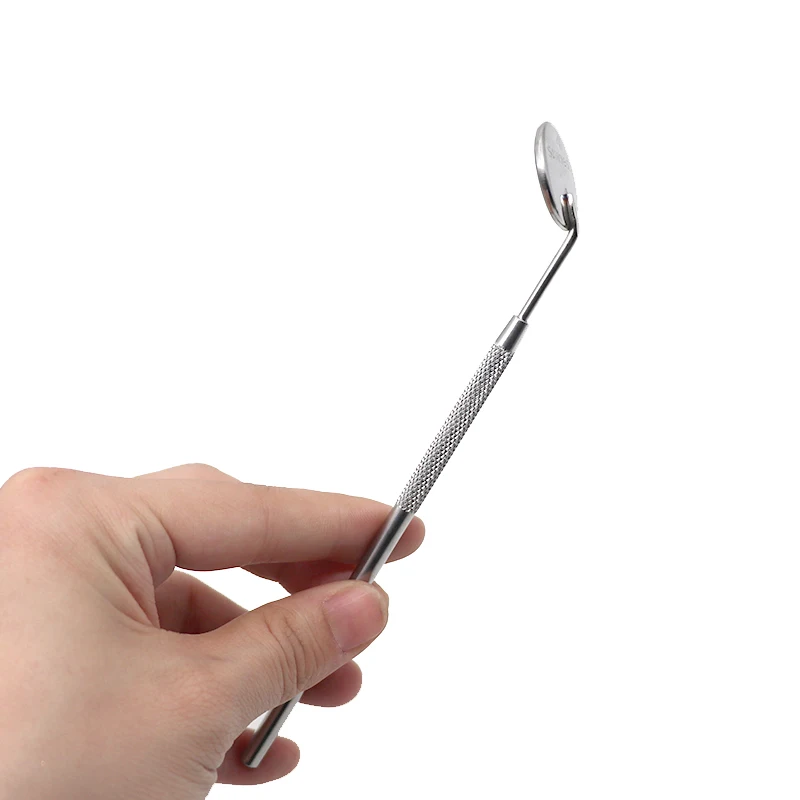 1 шт. стоматологическое зеркало из нержавеющей стали для ухода за полостью