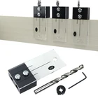 Справочный набор 12 ''38'' 14 ''карманный зажим для отверстий, вертикальная направляющая для сверления, акриловый закаленный стальной детектор для отверстий