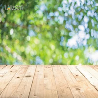 laeacco spring backdrops for photography forest trees light bokeh wooden floor photo backgrounds baby portrait photophone props