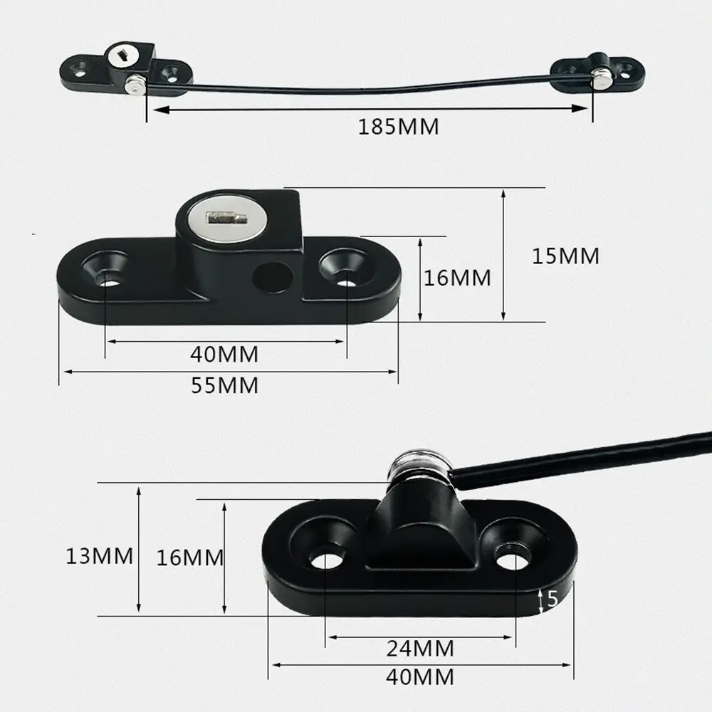 Замок для дверей с защитой от кражи замок защиты детей дюйма|Дверные засовы| |