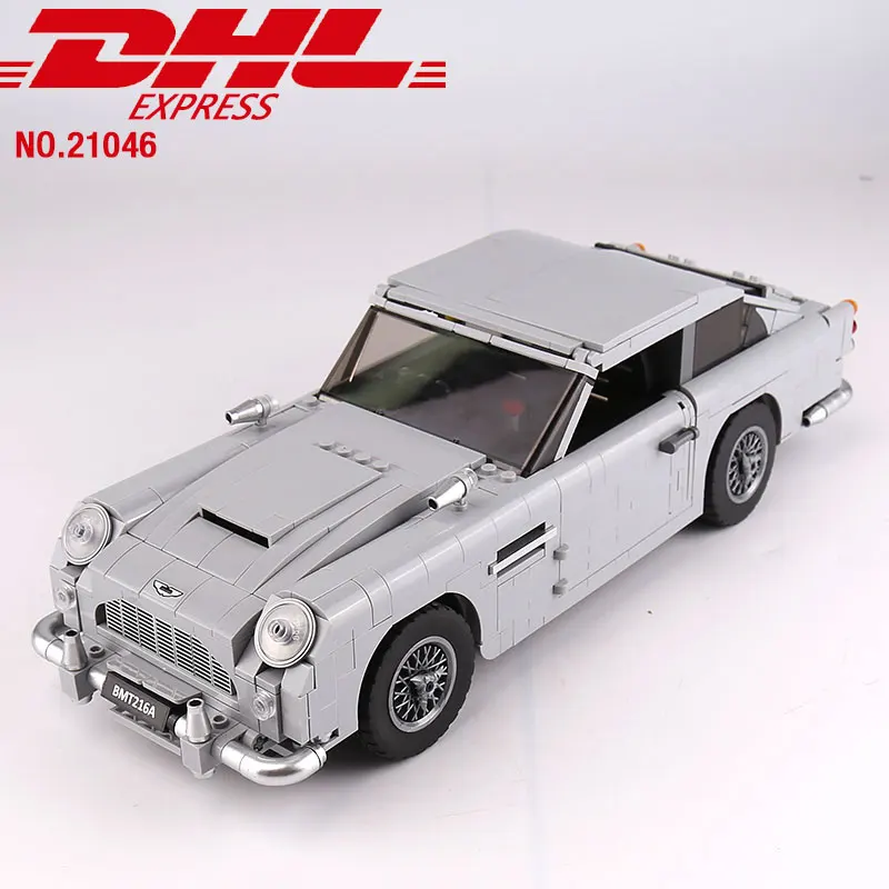21046 лего technic Creator Expert Classic Джеймс Бондс 007 DB5 строительные блоки наборы кирпичи модель детских игрушек подарки совместимые 10262