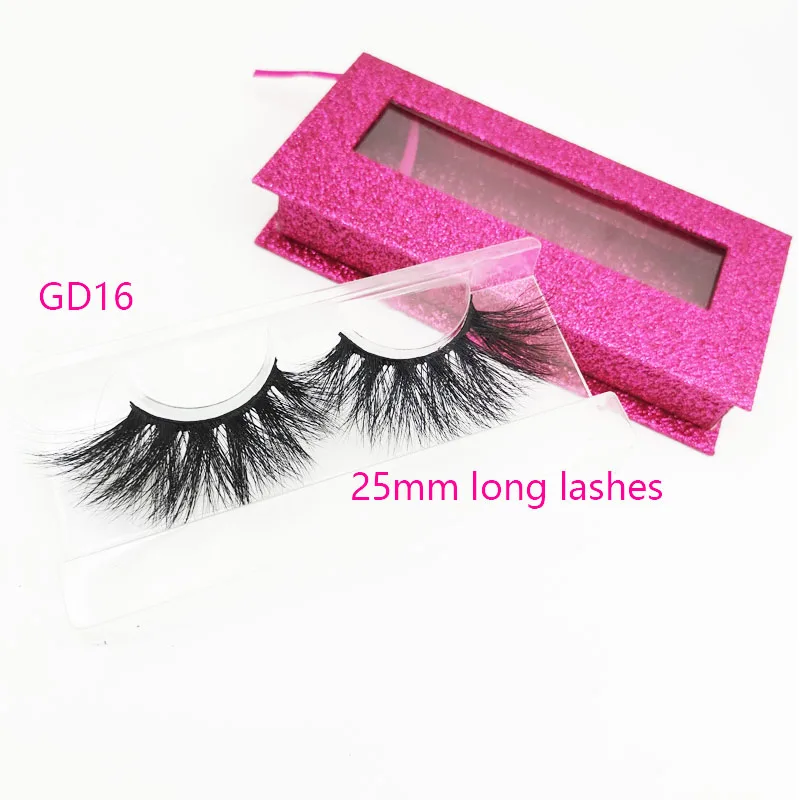 3D норковые ресницы 25 мм длинные толстые накладные наборы для макияжа 5D Накладные
