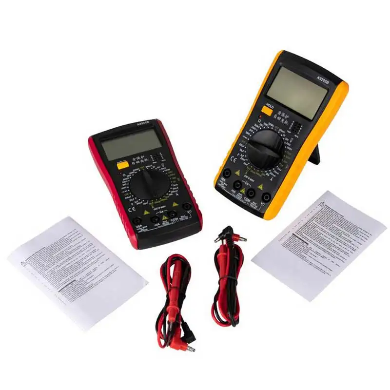 DM9205A 1999 отсчетов мультиметр AC DC Цифровой профессиональный тестер емкостный