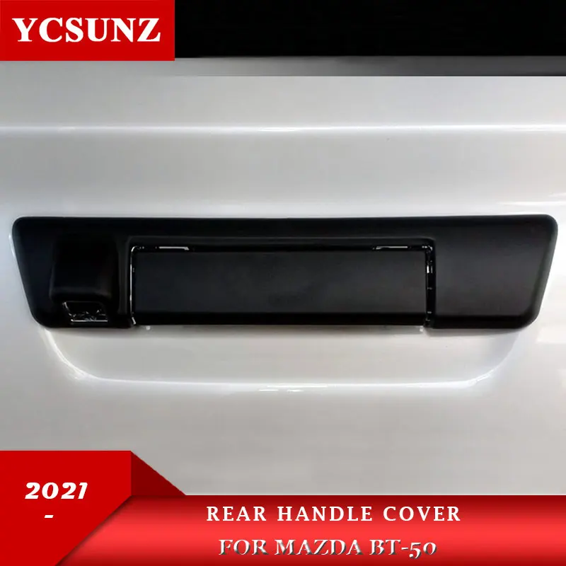 

ABS Rear Handle Cover Tailgate Bowl Cover For mazda bt50 2021 Parts Pick Up Truck Accessories Tail Gate Cover Ycsunz