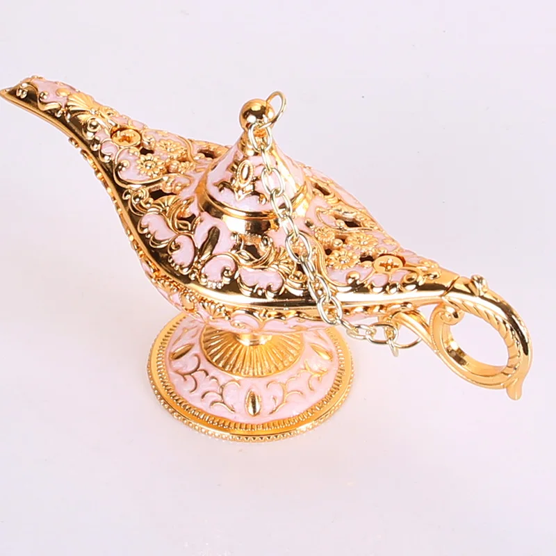 Элегантный винтажный металлический резной светильник Аладдин украшение чайного