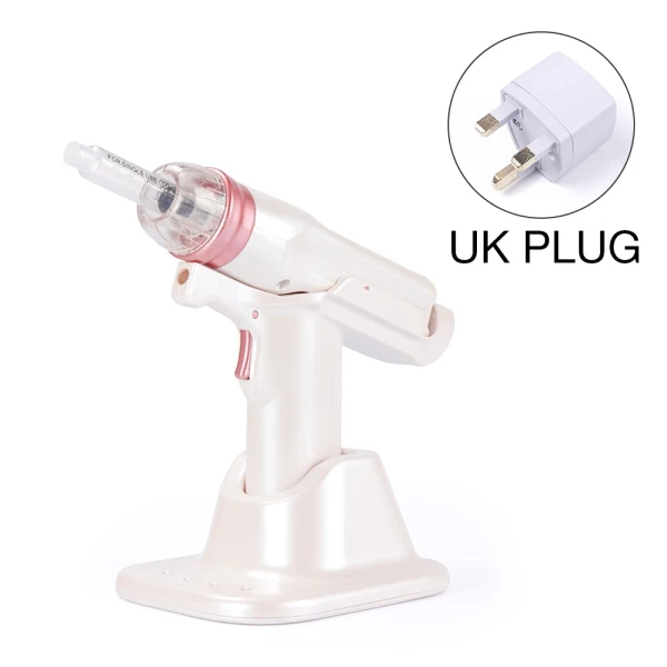 UK Plug Инжектор воды мезотерапия отрицательное давление мезо Пистолет Мезотерапия гидролифтинг увлажняющий косметический прибор инструмент для ухода за кожей - Цвет: UK Plug