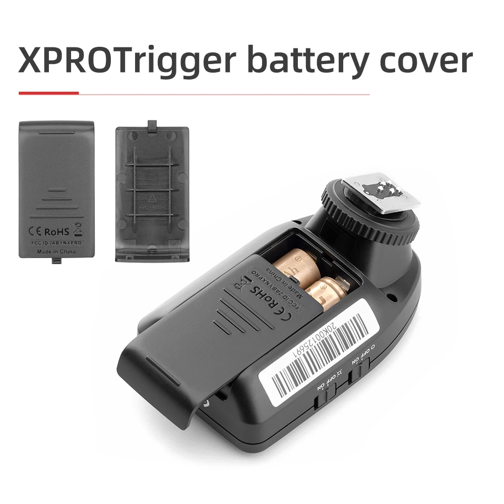 

Godox XPRO X2 X1T X1R CTR-16 Trigger Transmitter Receiver Battery Cover Replace Accessories