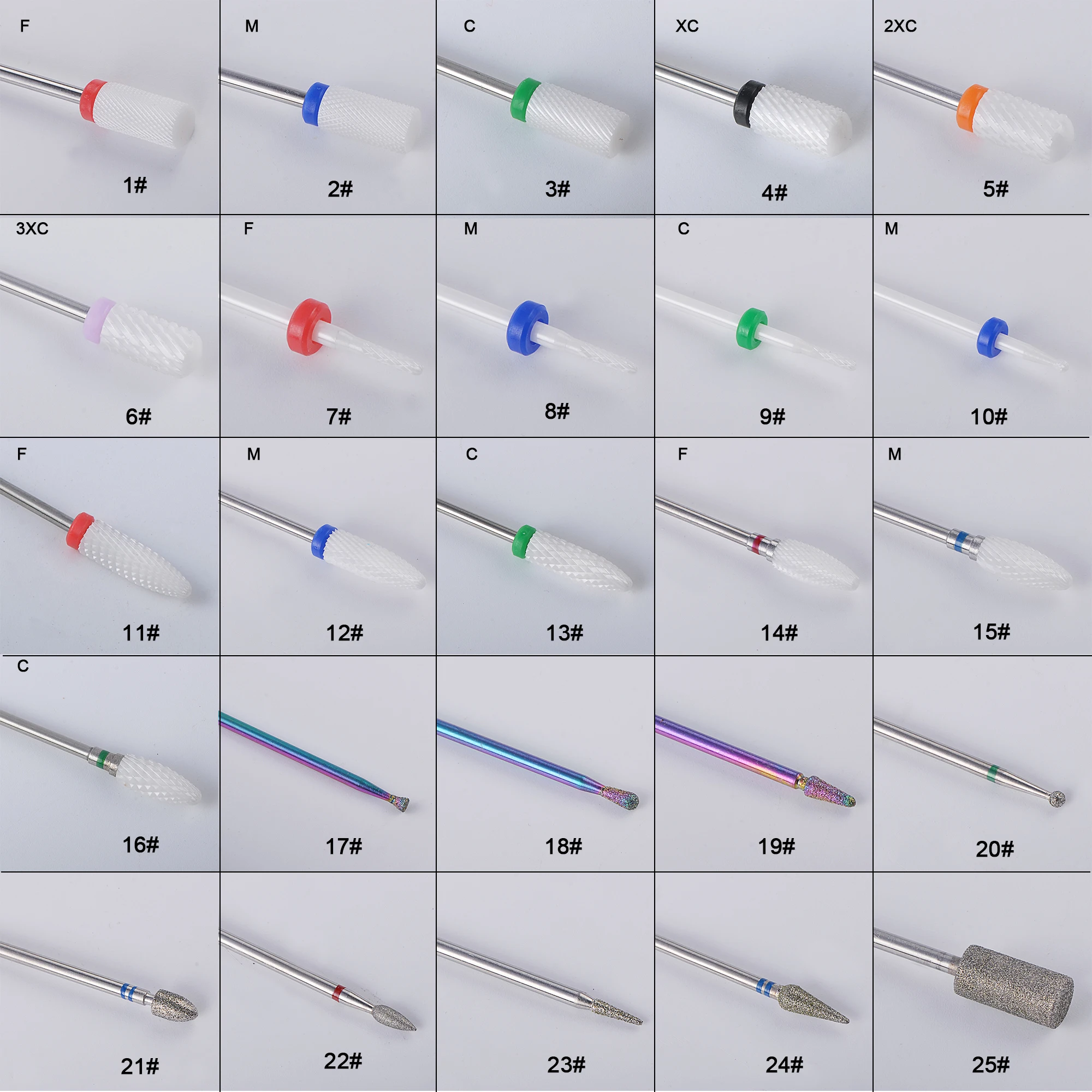 Фрезы SpeTool для маникюра и педикюра электрическая машинка шлифовки полировки