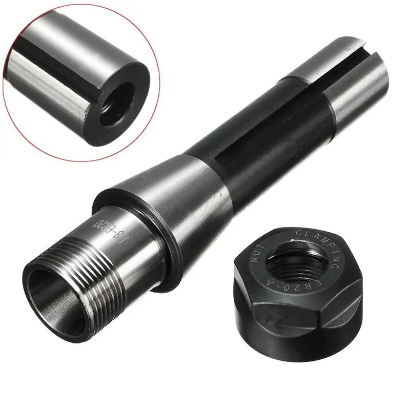 R8 ER20 7/16 дюйма цанговый патрон Держатель CNC фрезерный токарный станок Арбор