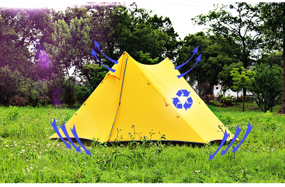 Asta gear Rainstorm 2 Сверхлегкая Пирамида палатка треккинг P ole палатка для двух человек Кемпинг ul палатка