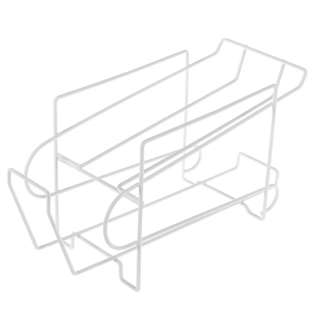 

Refrigerator Double Cans Storage Rack Finishing Rack Kitchen Desktop Rack