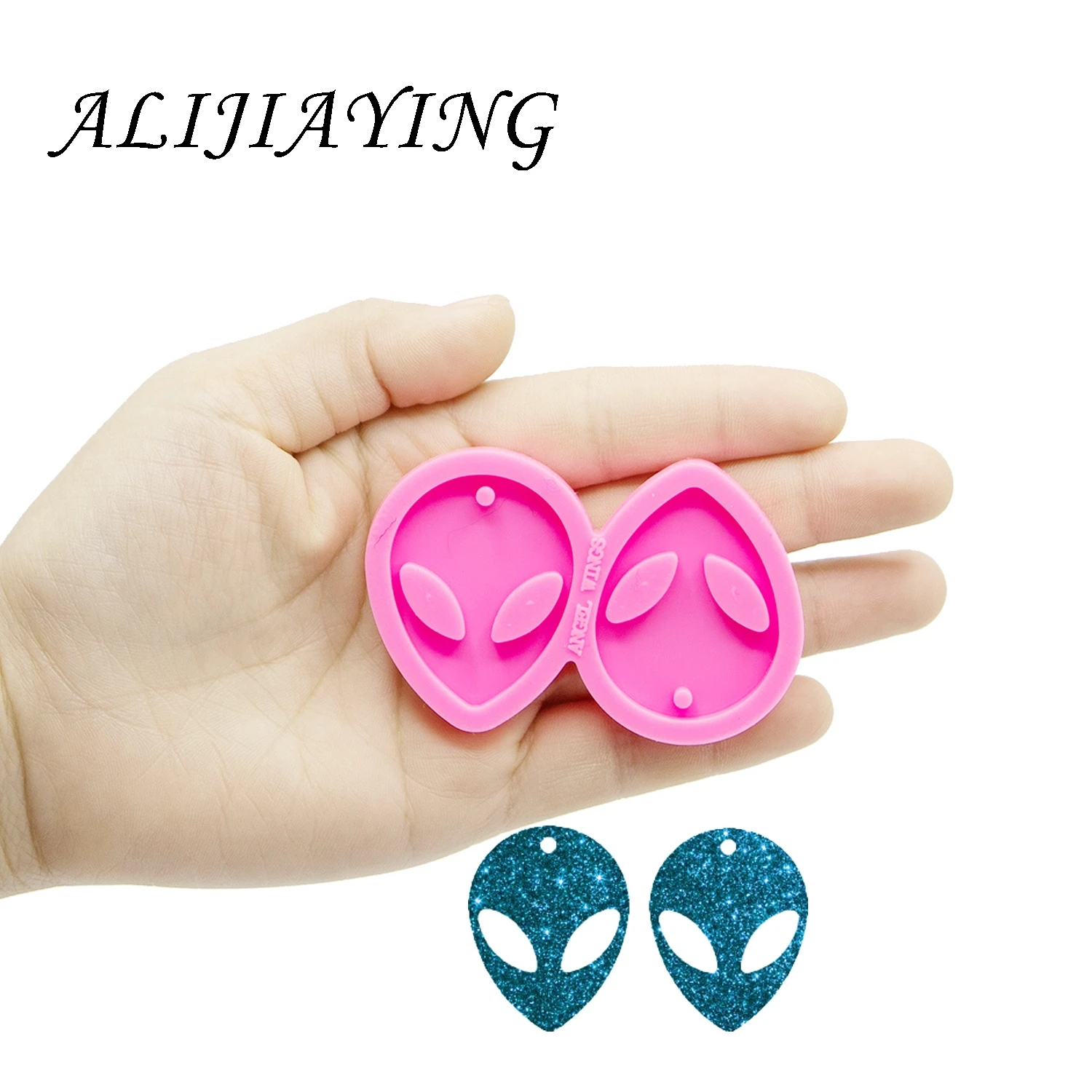 Форма в виде инопланетянина для поделок силиконовые формы сделай сам эпоксидной