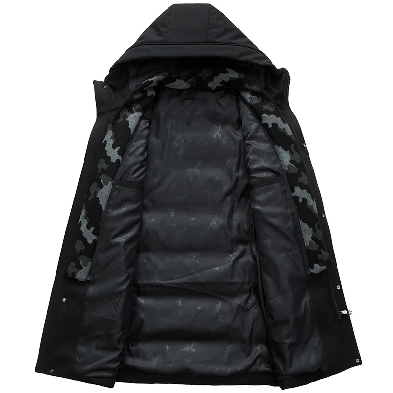 Batmo мужская зимняя куртка на 90% белом утином пуху плюс размер 9902 2020|coat down|duck down jacket