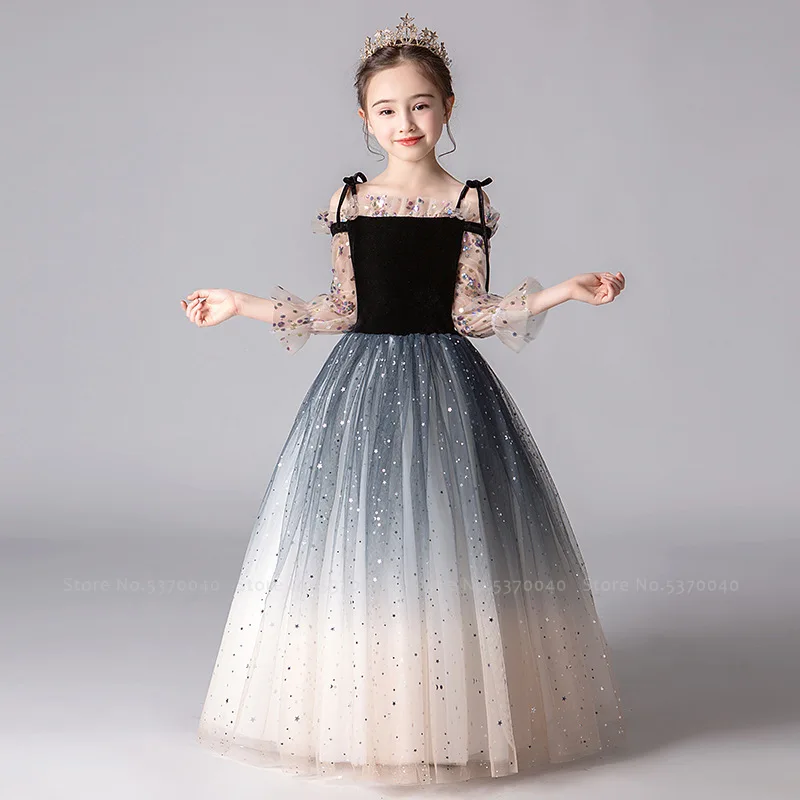 Милый костюм принцессы эльфа для девочек косплей детское официальное вечернее